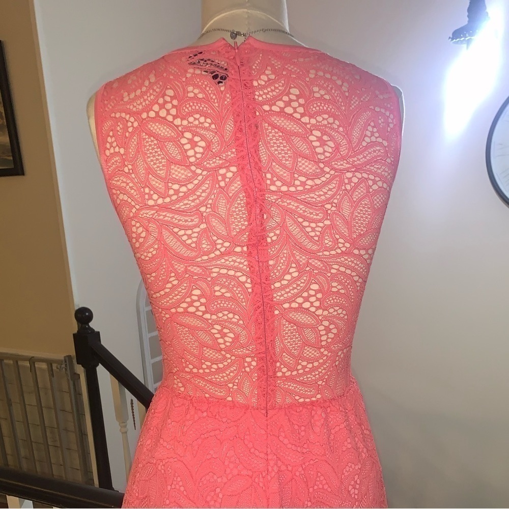 For Love & Lemons Lace Pink Lulu Dress XS - Picture 8 of 9